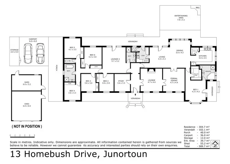 Floorplan of Homely house listing, 13 Homebush Drive, Junortoun VIC 3551