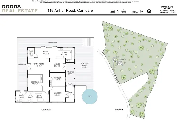 Floorplan of Homely house listing, 118 Arthur Road, Corndale NSW 2480