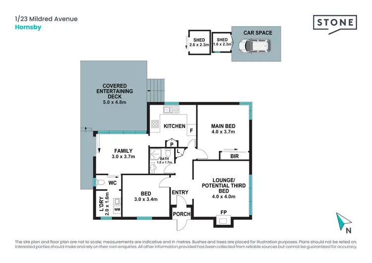 Floorplan of Homely house listing, 1/23 Mildred Avenue, Hornsby NSW 2077