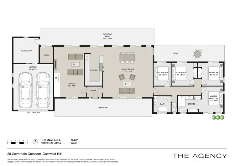 Floorplan of Homely house listing, 28 Coverdale Crescent, Cotswold Hills QLD 4350