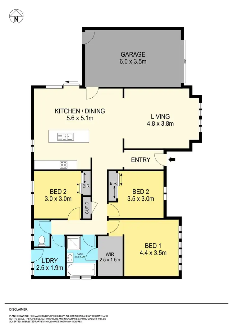 Floorplan of Homely unit listing, 1/4 Morgan Street, Sebastopol VIC 3356