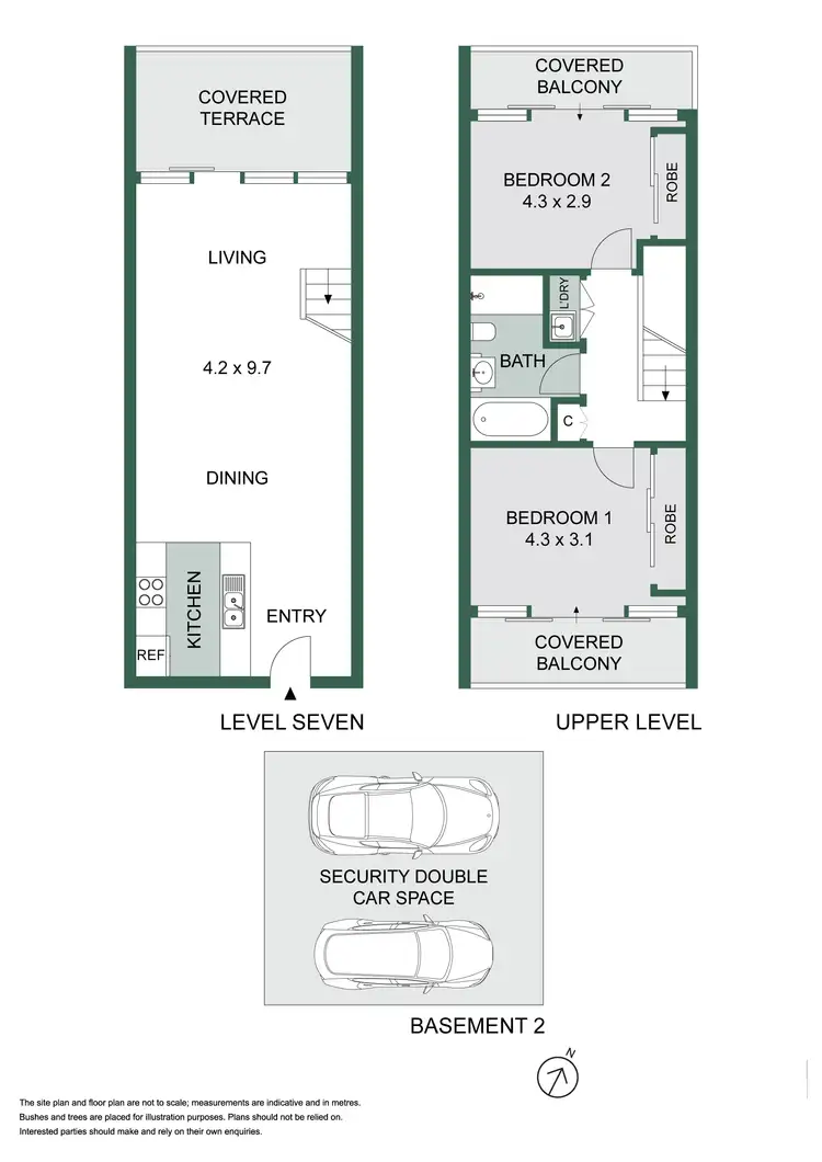 Floorplan of Homely apartment listing, M704/68 McEvoy Street, Alexandria NSW 2015
