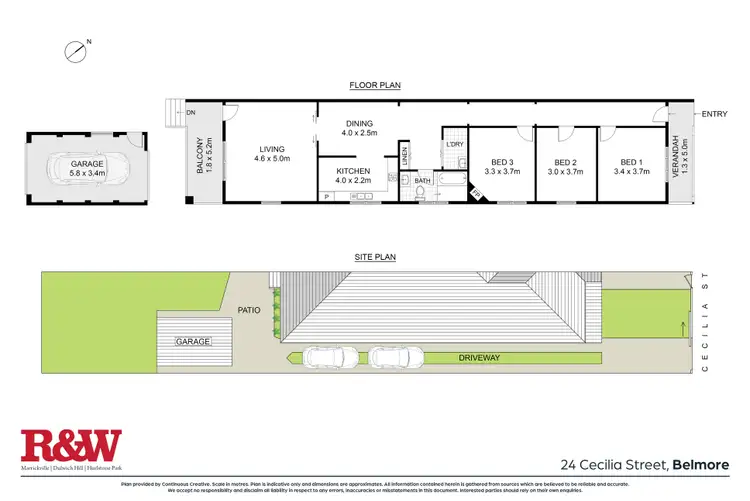 Floorplan of Homely house listing, 24 Cecilia Street, Belmore NSW 2192