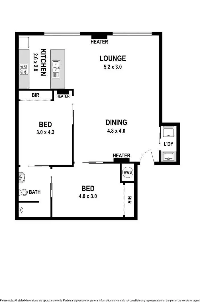 Floorplan of Homely apartment listing, 203/217 A'beckett Street, Melbourne VIC 3000