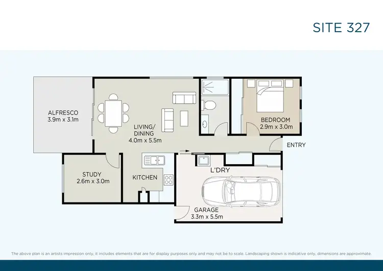 Floorplan of Homely retirement listing, 327/2-20 Island View Drive, Urangan QLD 4655