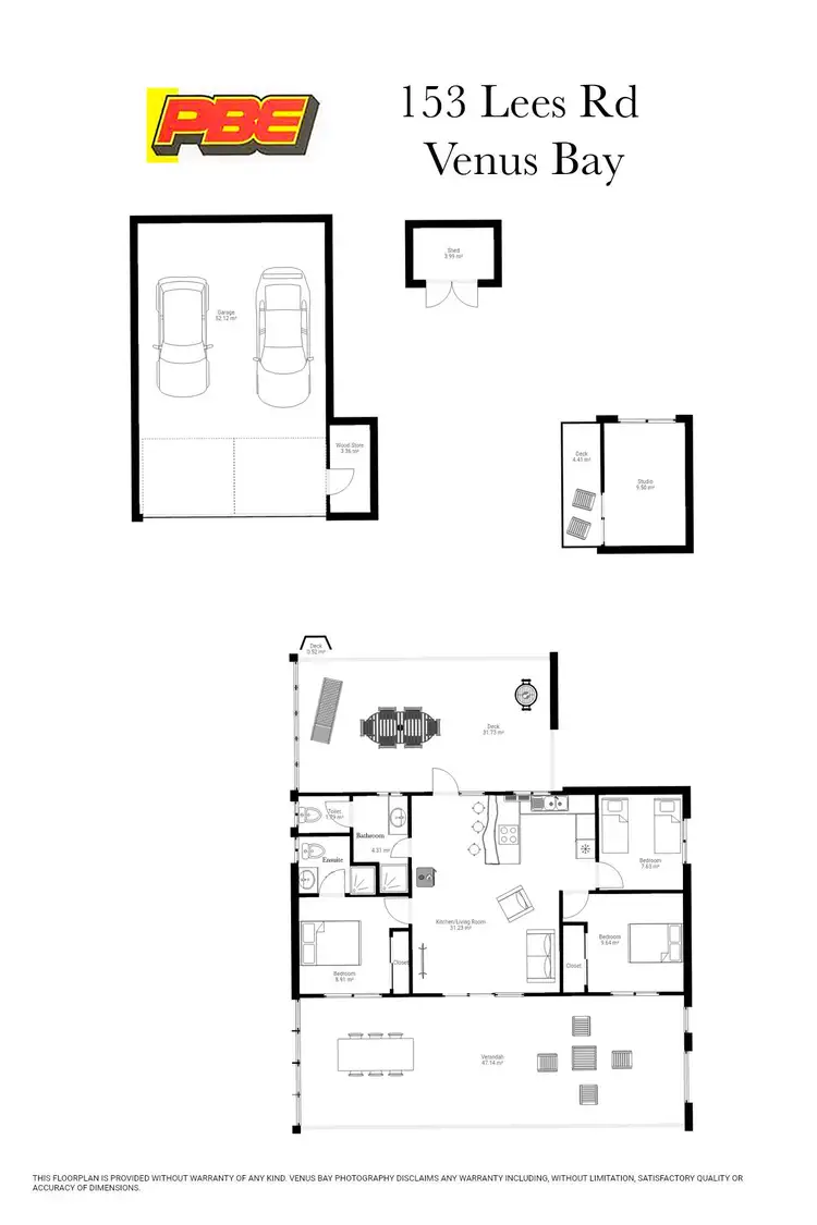 Floorplan of Homely house listing, 153 Lees Road, Venus Bay VIC 3956