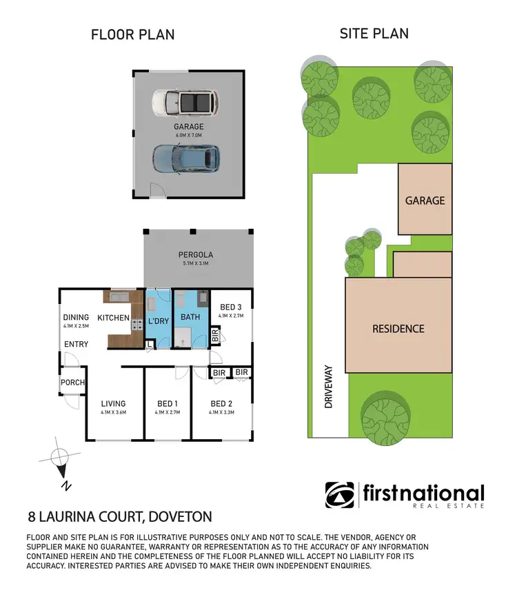 Floorplan of Homely house listing, 8 Laurina Court, Doveton VIC 3177