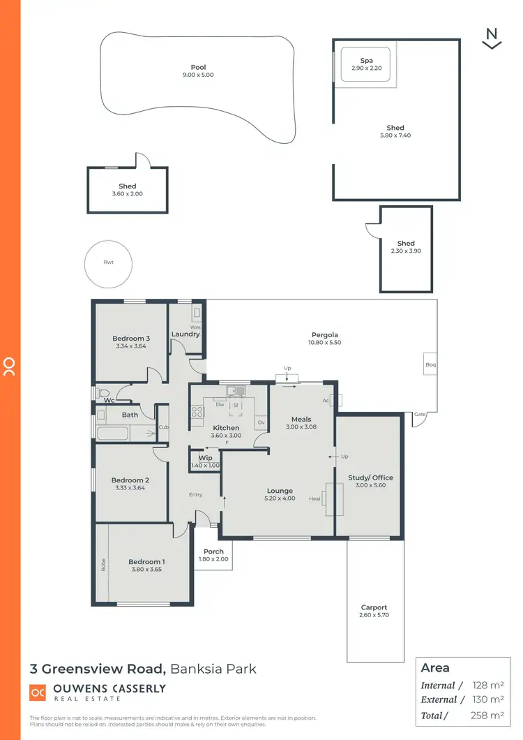 Floorplan of Homely house listing, 3 Greensview Road, Banksia Park SA 5091