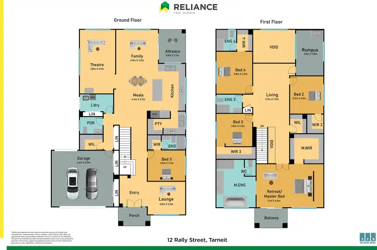 Floorplan of Homely house listing, 12 Rally Street, Tarneit VIC 3029