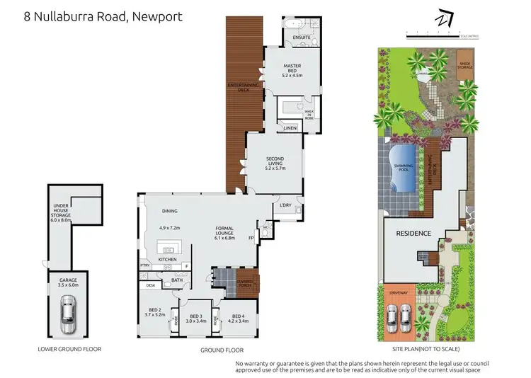Floorplan of Homely house listing, 8 Nullaburra Road, Newport NSW 2106