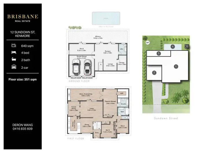 Floorplan of Homely house listing, 12 Sundown Street, Kenmore QLD 4069