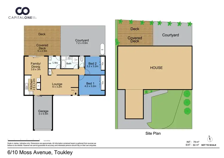 Floorplan of Homely villa listing, 6/10 Moss Avenue, Toukley NSW 2263