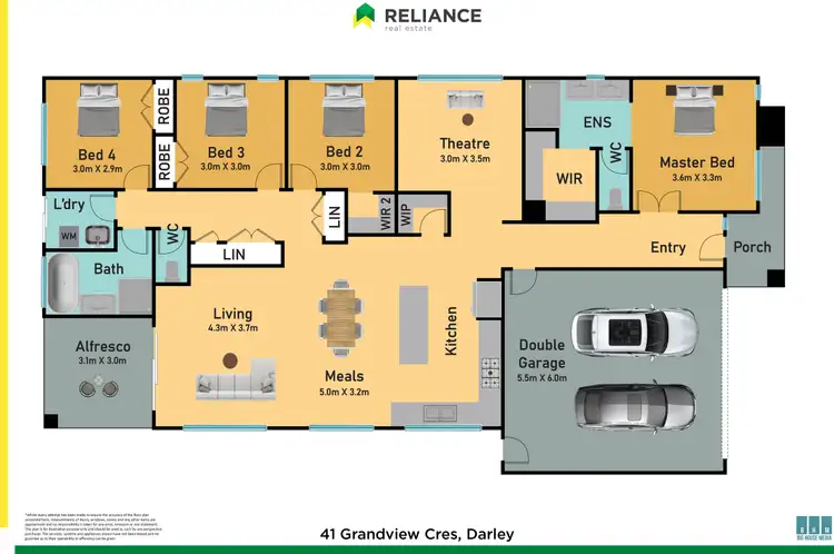 Floorplan of Homely house listing, 41 Grandview Crescent, Darley VIC 3340
