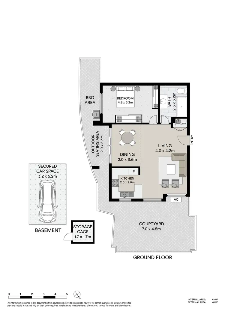 Floorplan of Homely unit listing, 8/38 Gover Street, Peakhurst NSW 2210
