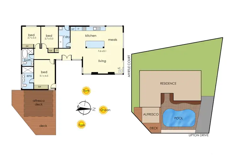 Floorplan of Homely house listing, 40 Lipton Drive, Frankston VIC 3199