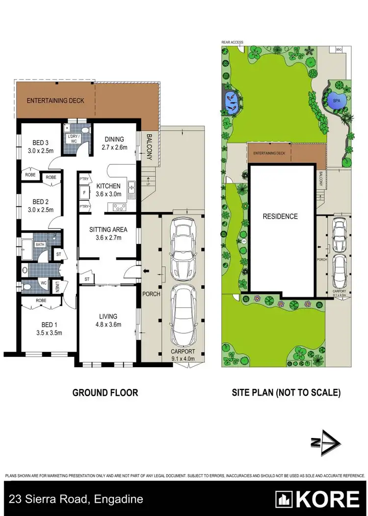 Floorplan of Homely house listing, 23 Sierra Road, Engadine NSW 2233