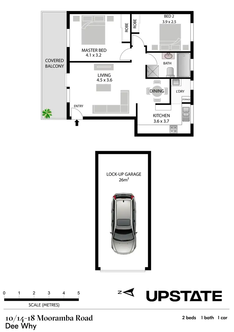 Floorplan of Homely apartment listing, 10/14 Mooramba Road, Dee Why NSW 2099