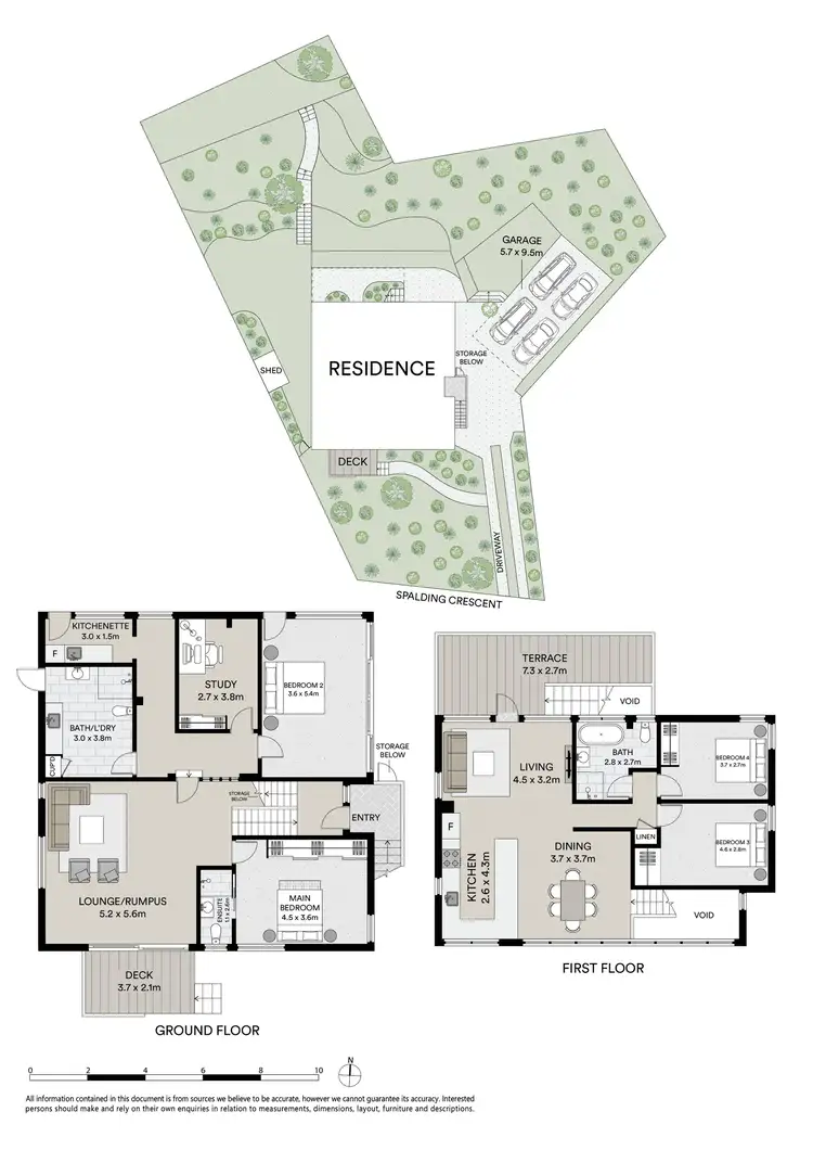 Floorplan of Homely house listing, 10 Spalding Crescent, Hurstville Grove NSW 2220