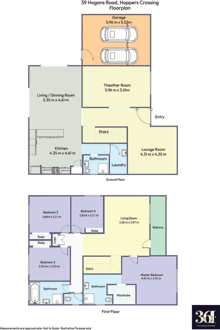 Floorplan of Homely house listing, 39 Hogans Road, Hoppers Crossing VIC 3029