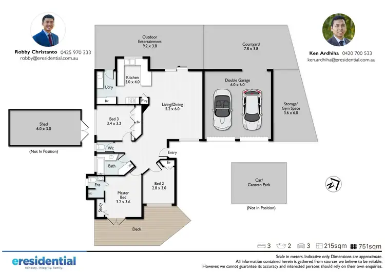Floorplan of Homely house listing, 57 Loane Drive, Edens Landing QLD 4207