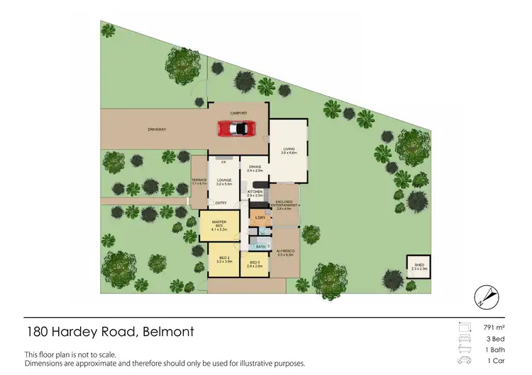 Floorplan of Homely house listing, 180 Hardey Road, Belmont WA 6104
