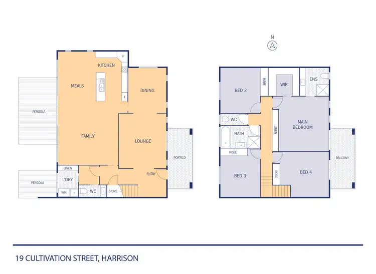 Floorplan of Homely house listing, 19 Cultivation Street, Harrison ACT 2914
