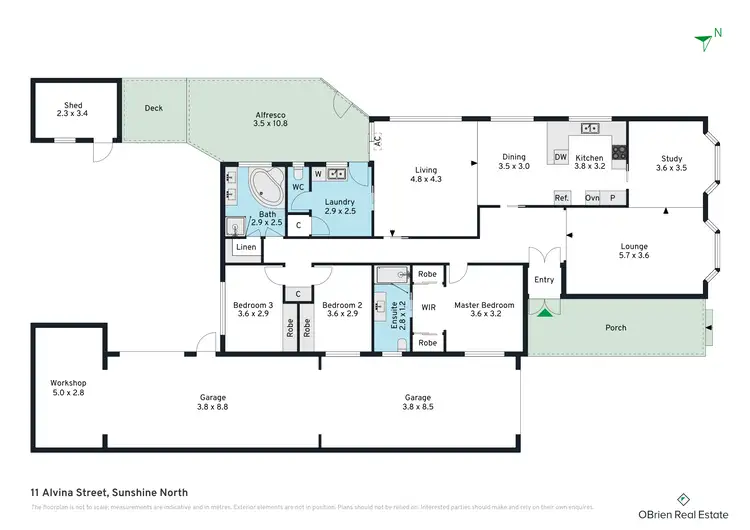 Floorplan of Homely house listing, 11 Alvina Street, Sunshine North VIC 3020
