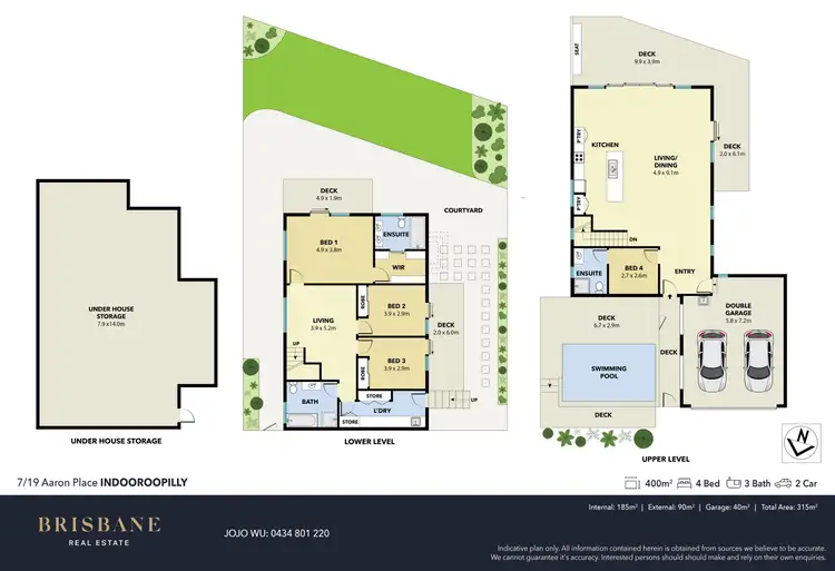 Floorplan of Homely house listing, 7/19 Aaron Place, Indooroopilly QLD 4068