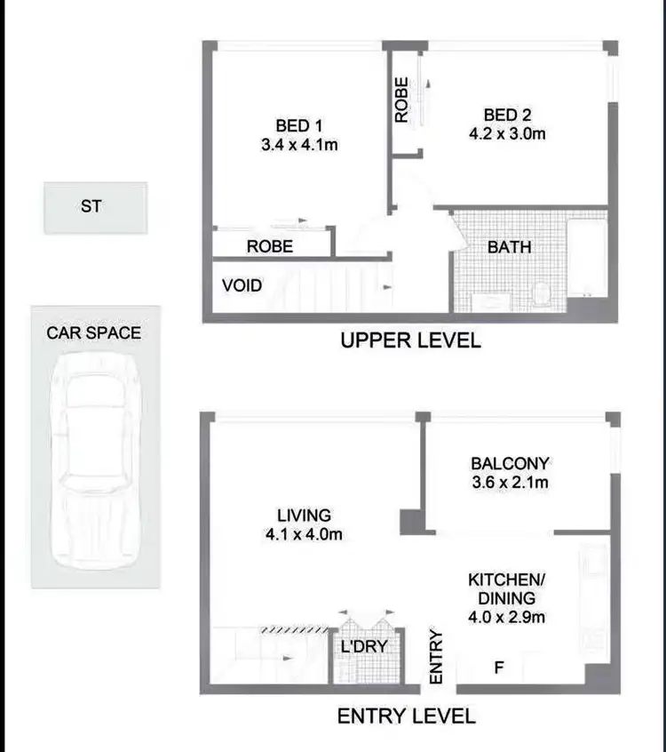 Floorplan of Homely apartment listing, 230/1 Railway Parade, Burwood NSW 2134