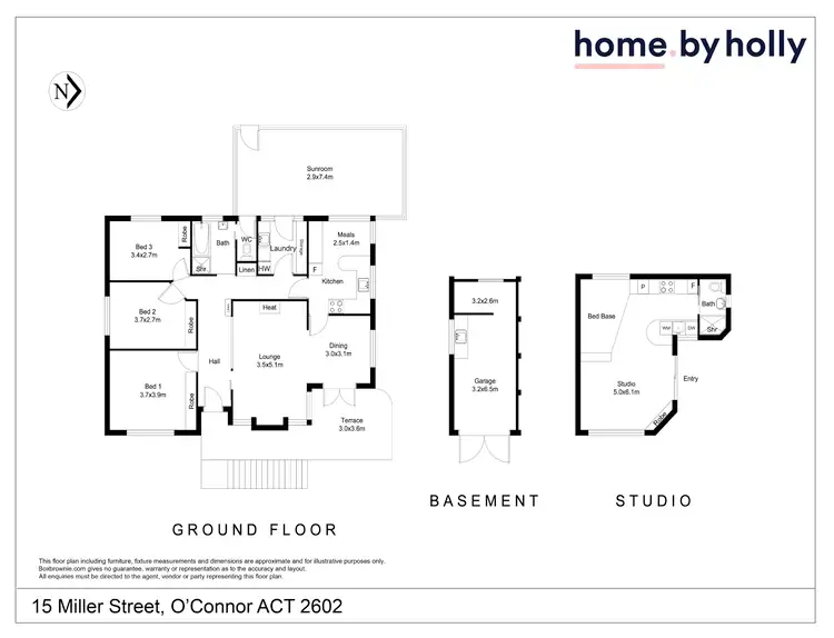 Floorplan of Homely house listing, 15 Miller Street, O'connor ACT 2602