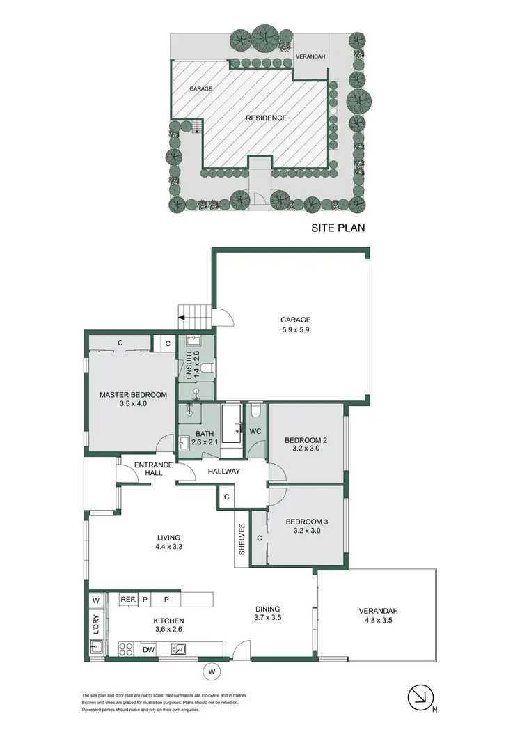 Floorplan of Homely unit listing, 2/7 Bartels Street, Mccrae VIC 3938