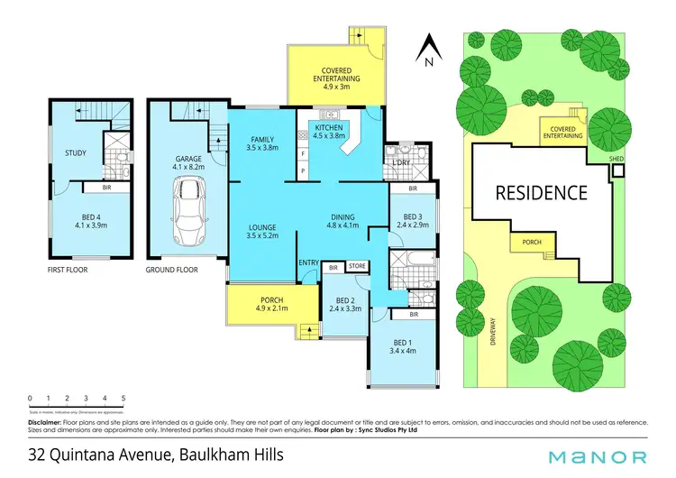 Floorplan of Homely house listing, 32 Quintana Avenue, Baulkham Hills NSW 2153