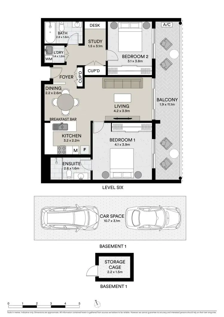 Floorplan of Homely apartment listing, 674/4 The Crescent, Wentworth Point NSW 2127