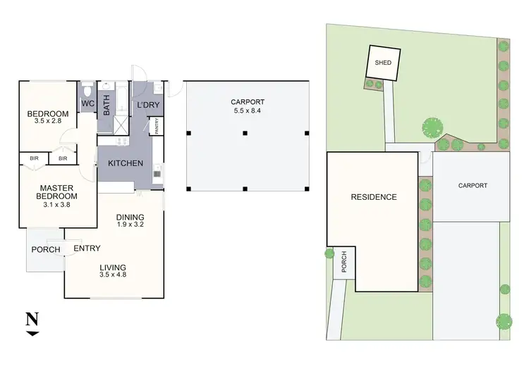Floorplan of Homely unit listing, 1/3A Rosedale Crescent, Ringwood East VIC 3135