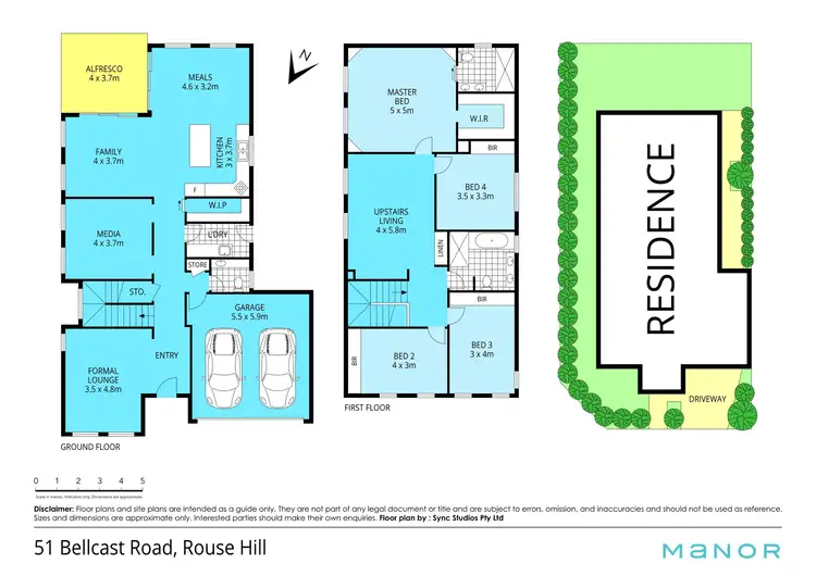 Floorplan of Homely house listing, 51 Bellcast Road, Rouse Hill NSW 2155