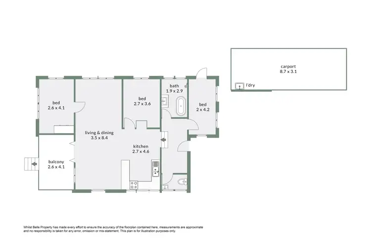 Floorplan of Homely house listing, 78 Marshall Street, Machans Beach QLD 4878