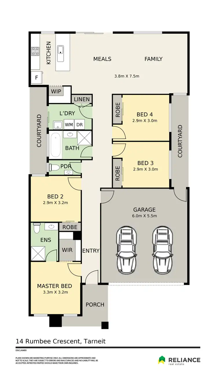 Floorplan of Homely house listing, 14 Rumbee Crescent, Tarneit VIC 3029