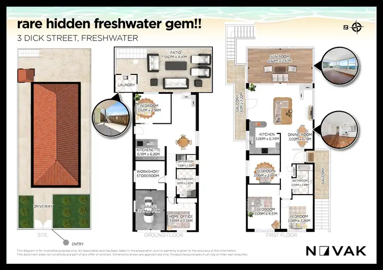 Floorplan of Homely house listing, 3 Dick Street, Freshwater NSW 2096