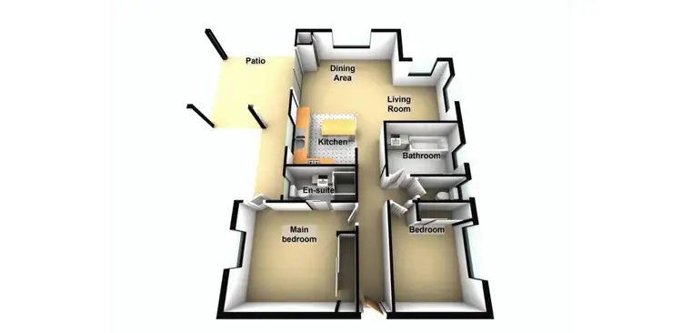 Floorplan of Homely unit listing, 1/85 Stevenson Street, Ascot QLD 4007