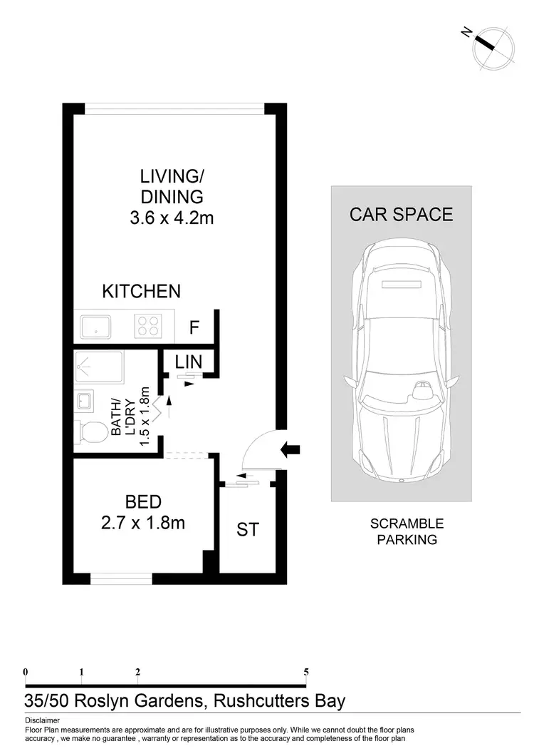 Floorplan of Homely apartment listing, 35/50 Roslyn Gardens, Rushcutters Bay NSW 2011