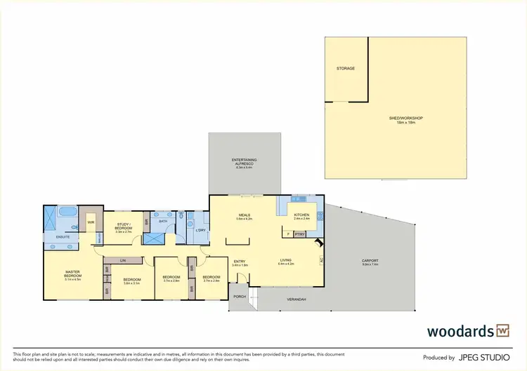 Floorplan of Homely house listing, 9 Halpern Road, Bullengarook VIC 3437