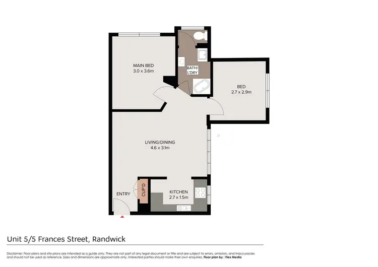 Floorplan of Homely apartment listing, 5/5a Frances Street, Randwick NSW 2031