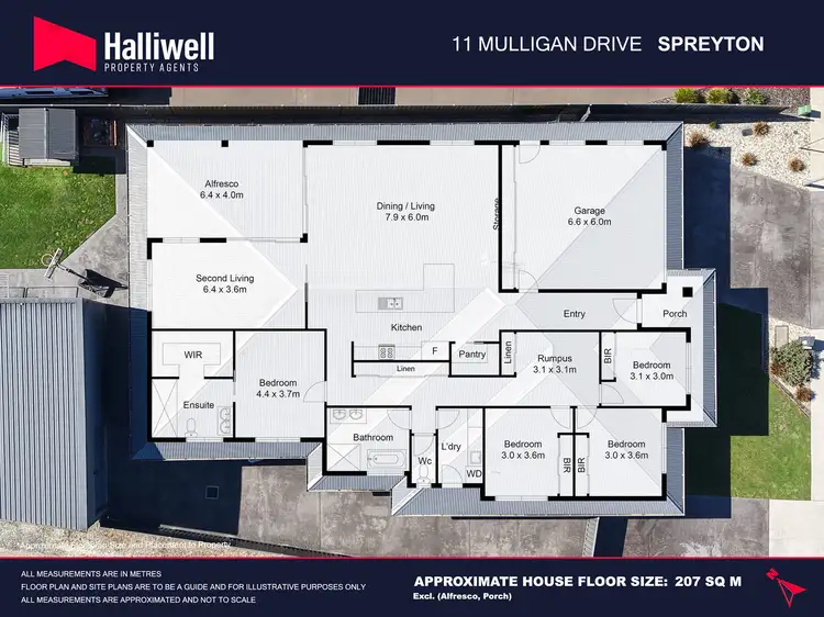 Floorplan of Homely house listing, 11 Mulligan Drive, Spreyton TAS 7310