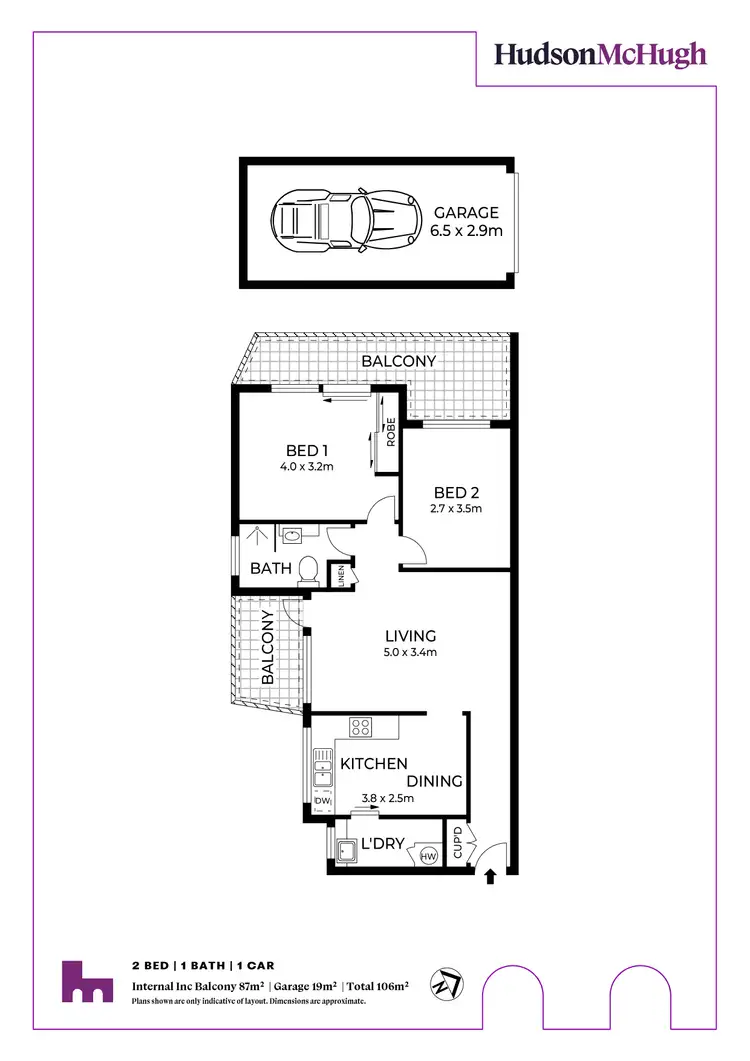 Floorplan of Homely apartment listing, 5/97 The Boulevarde, Dulwich Hill NSW 2203