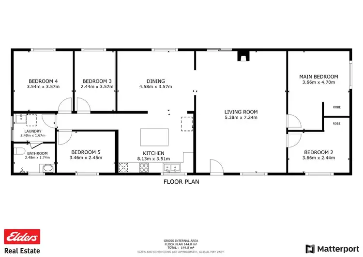 Floorplan of Homely house listing, 12 Clarkson Street, West Toodyay WA 6566