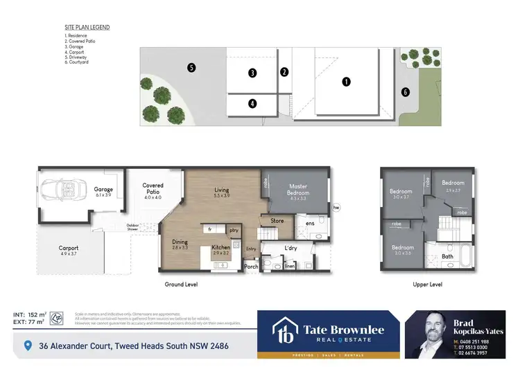Floorplan of Homely semi-detached listing, 36 Alexander Court, Tweed Heads South NSW 2486