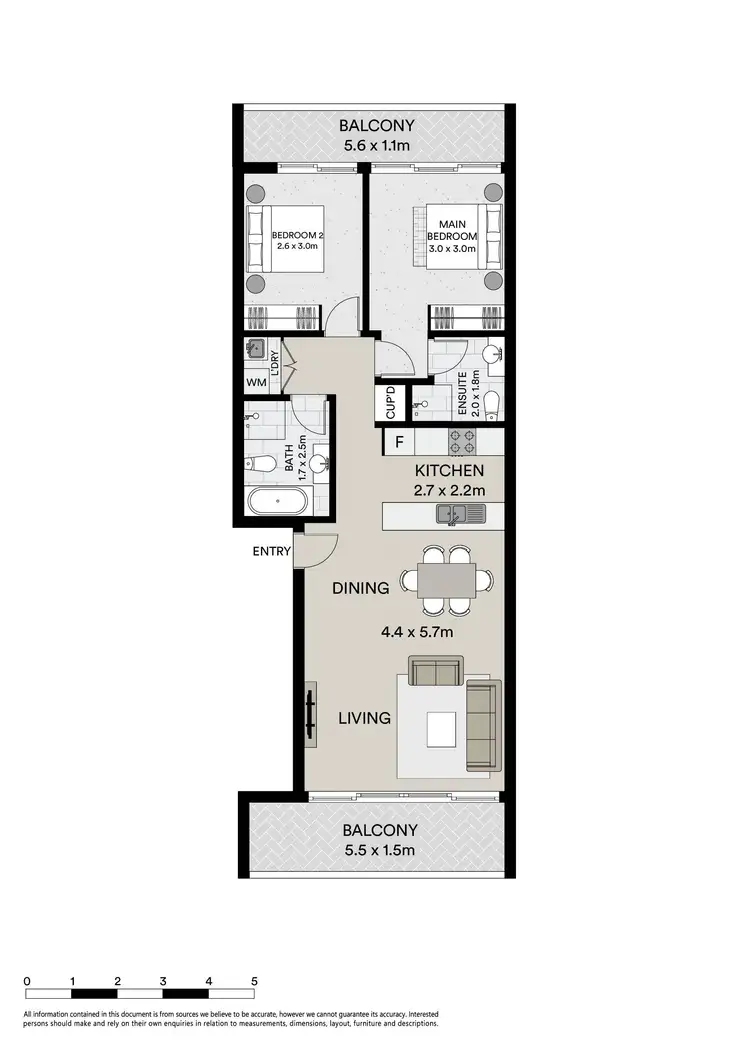 Floorplan of Homely apartment listing, 26/24-28 Briens Road, Northmead NSW 2152