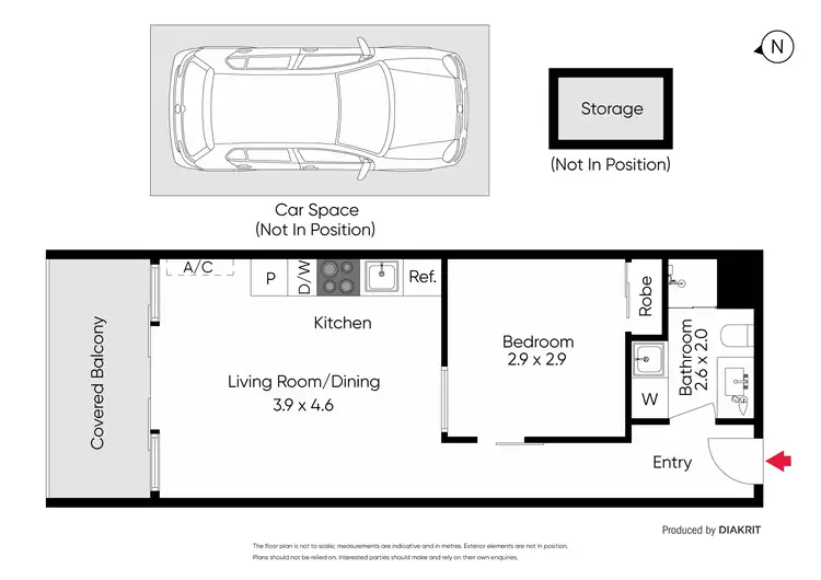 Floorplan of Homely apartment listing, 405/5 Blanch Street, Preston VIC 3072