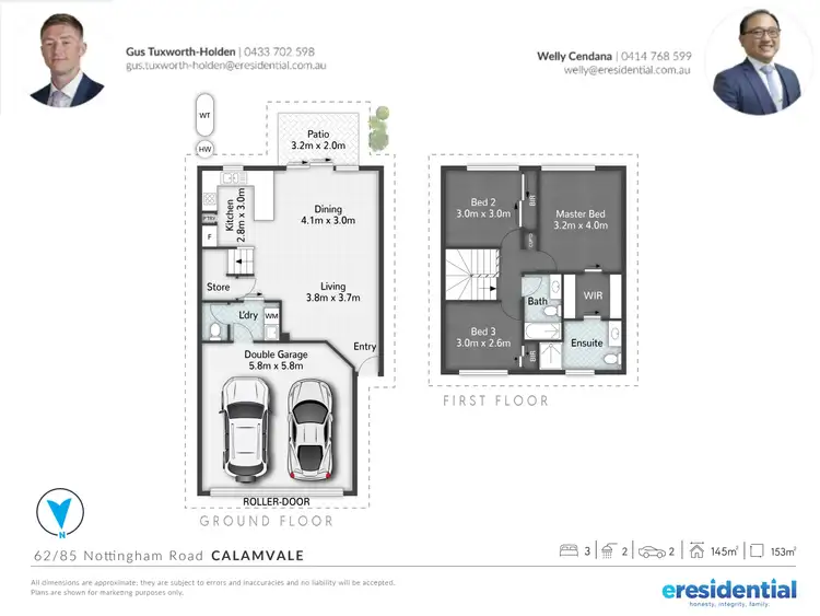 Floorplan of Homely townhouse listing, 62/2 Diamantina Street, Calamvale QLD 4116