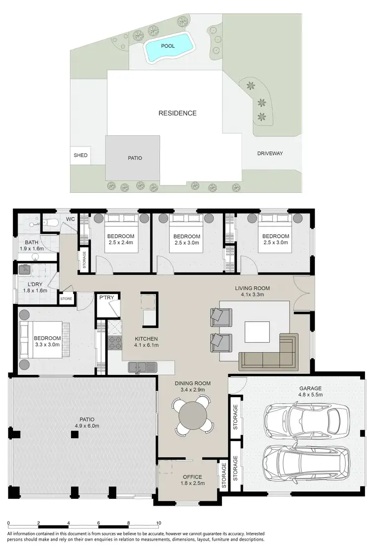 Floorplan of Homely house listing, 2 Nardoo Close, Norman Gardens QLD 4701